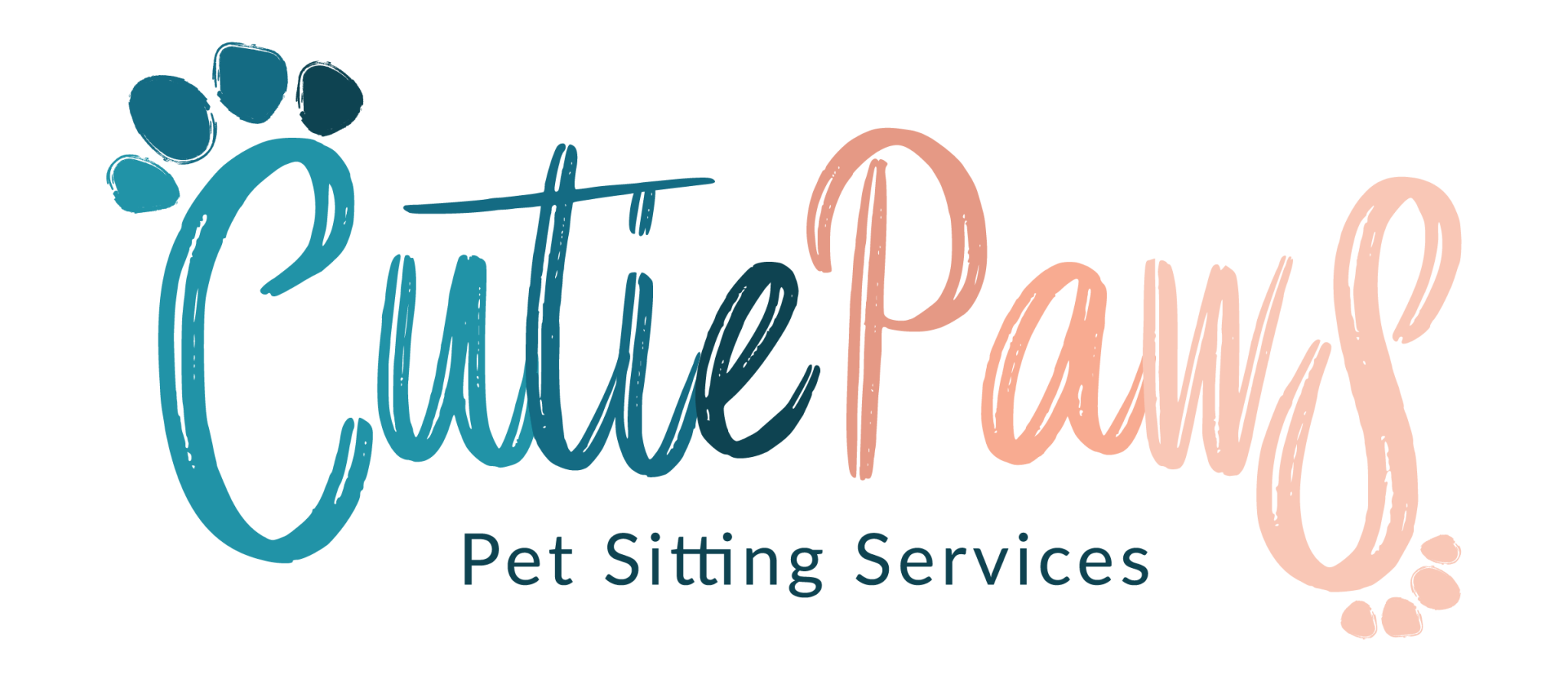 CutiePaws Pet Sitting logo
